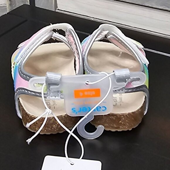 Baby Girls' Rainbow Olive First Walker Sandals | Carter's Just One You | 3 - Picture 4 of 11